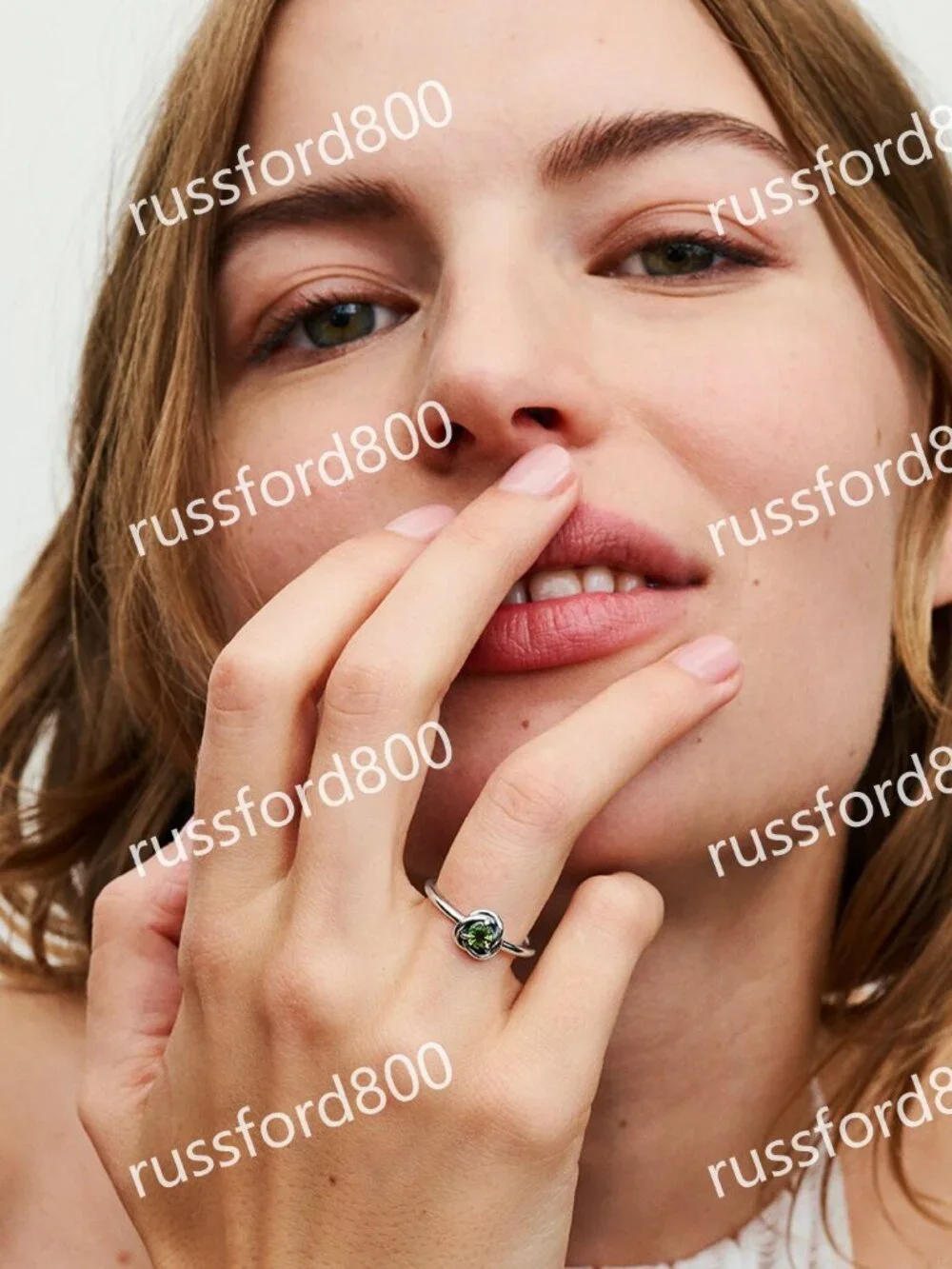 Pandora August Birthstone Eternity Circle Ring